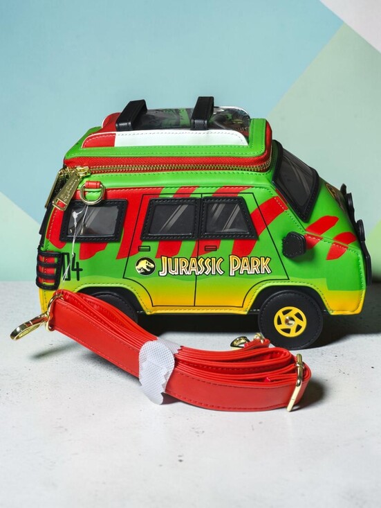 Loungefly Handbags - Loungefly Jurassic Park Safari Vehicle Light Up 707 Street Exclusive NWT